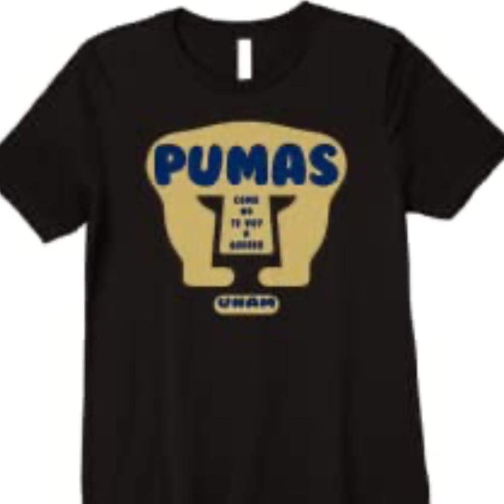 UNAM Mexico City Pumas mascot t-shirt